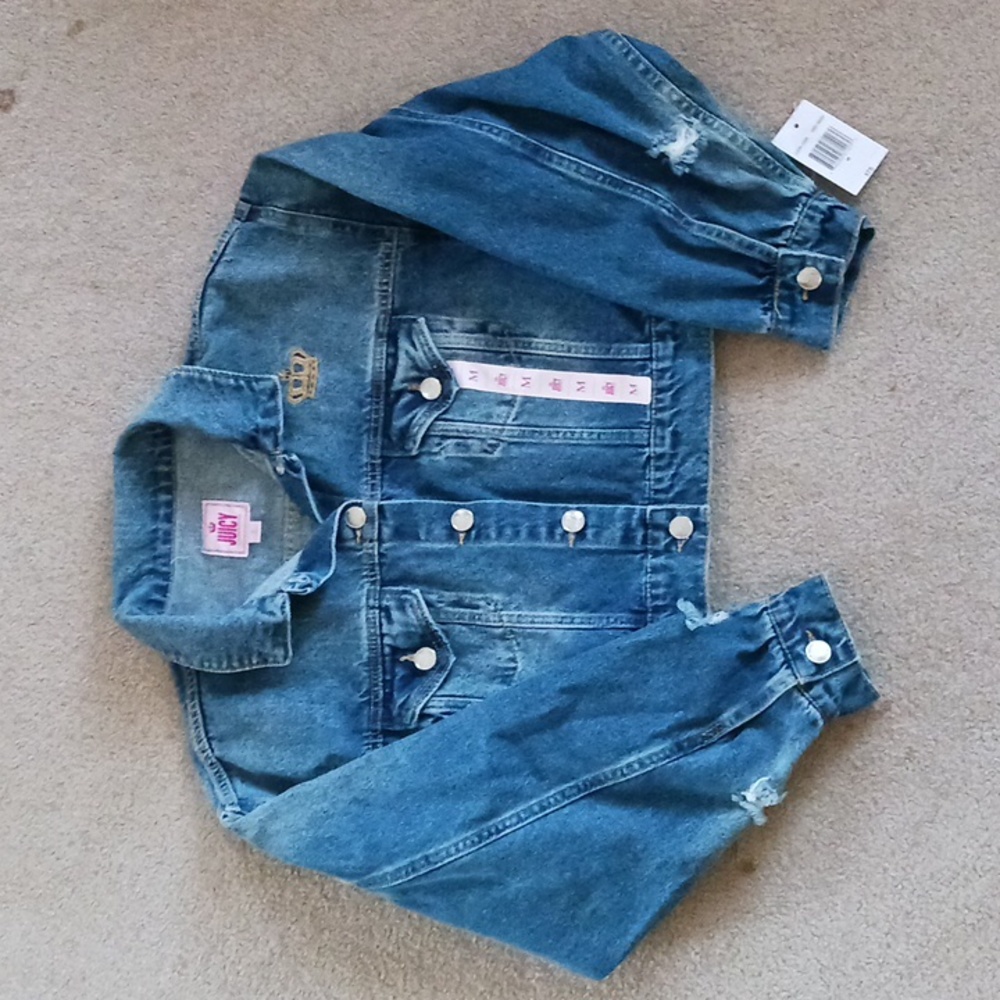 Juicy Couture Blue Jean Jacket. Size M